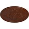 Ekena Millwork Milton Ceiling Medallion (Canopies up to 7 7/8"), 40 5/8"OD x 1 3/4"P, Burnished Mahogany Crackle CM40MIBMC - alternate 4